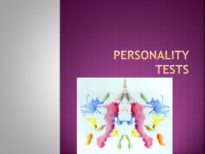 personality tests