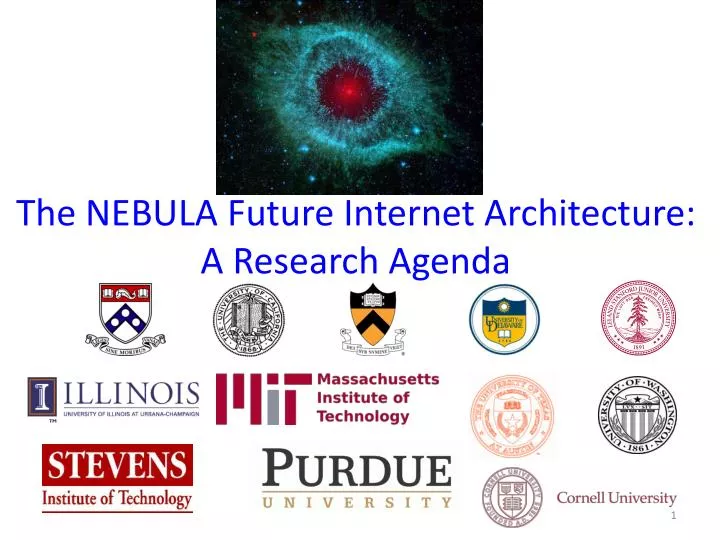 the nebula future internet architecture a research agenda