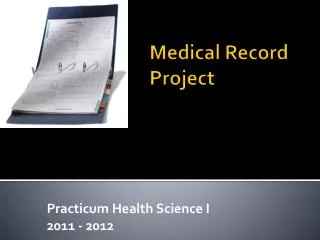 Medical Record Project