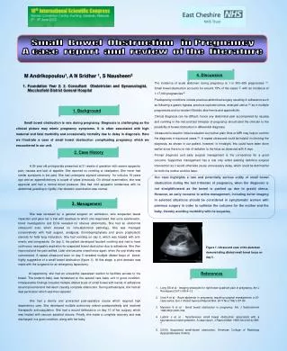 Small Bowel Obstruction in Pregnancy A case report and review of the literature