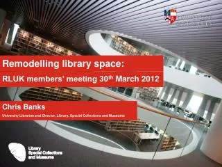 Remodelling library space: