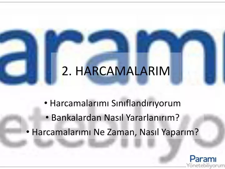 2 harcamalarim