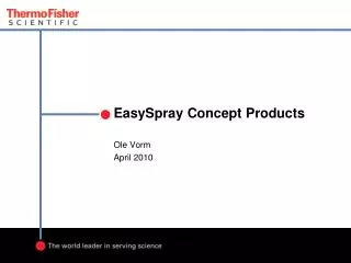 EasySpray Concept Products