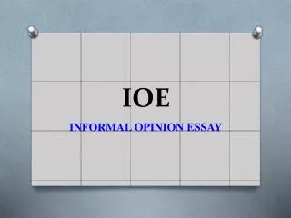 IOE