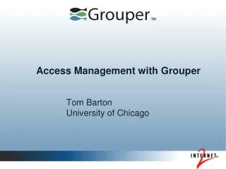 Access Management with Grouper