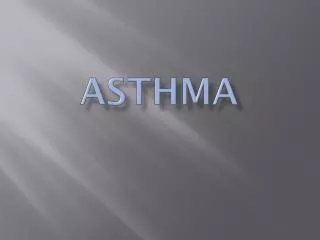 asthma