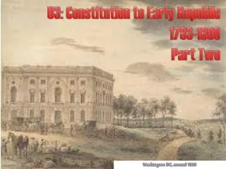 U3: Constitution to Early Republic 1783-1800 Part Two