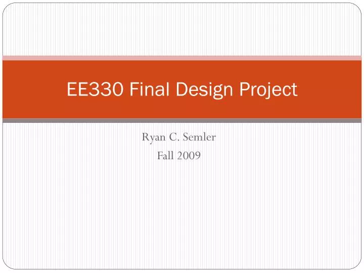 ee330 final design project
