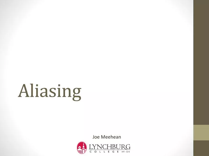 aliasing