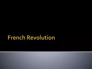 french revolution