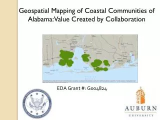 Geospatial Mapping of Coastal Communities of Alabama: Value Created by Collaboration