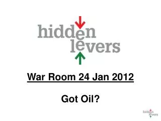 War Room 24 Jan 2012 Got Oil?