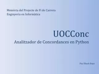 UOCConc