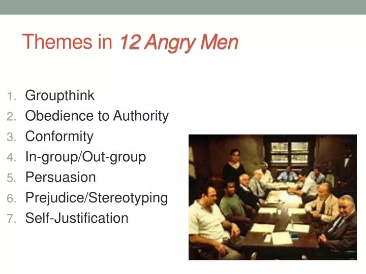 themes in 12 angry men
