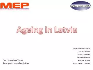 Ageing in Latvia