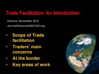 Trade Facilitation: An Introduction