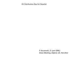 HV Distribution Box for Stavelet