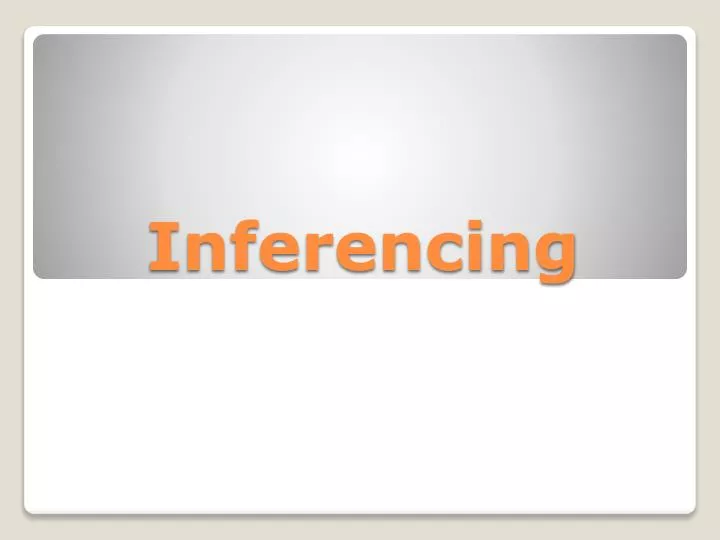 inferencing