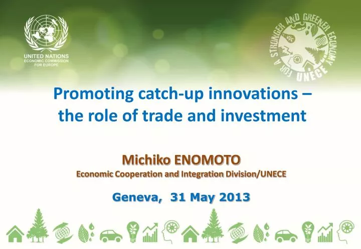 promoting catch up innovations the role of trade and investment