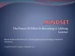 MINDSET - slide 1