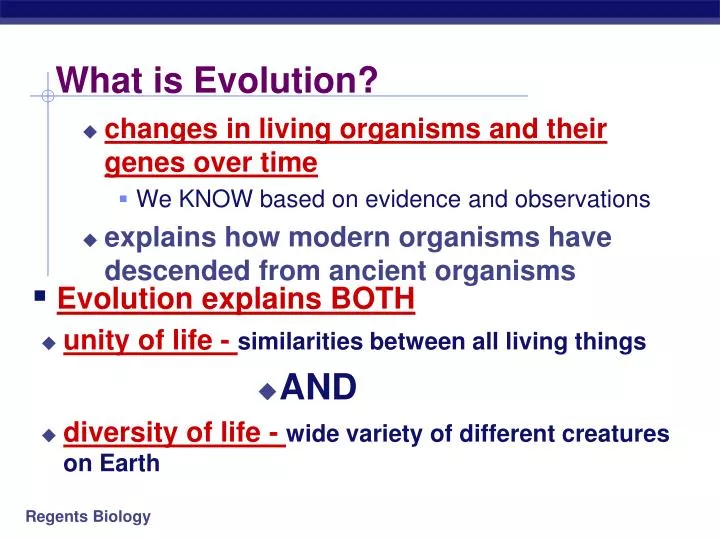 what is evolution