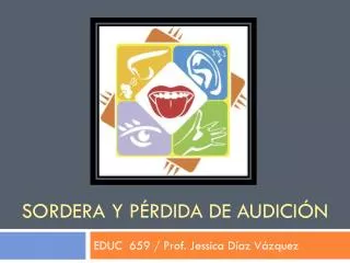 sordera y p rdida de audici n