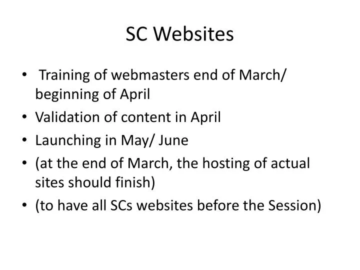 sc websites