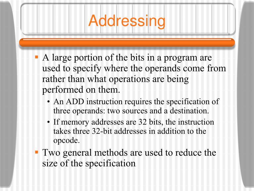PPT - Understanding Instruction Addressing in Computer Architecture ...