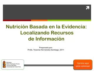 nutrici n b asada en la evidencia localizando recursos de informaci n