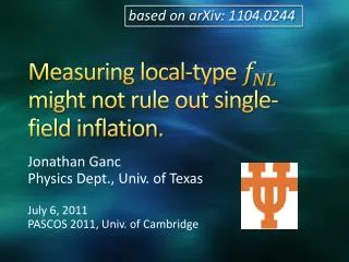 Measuring local-type might not rule out single-field inflation.