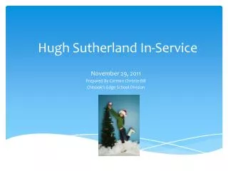 Hugh Sutherland In-Service