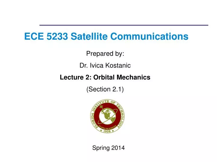 ece 5233 satellite communications