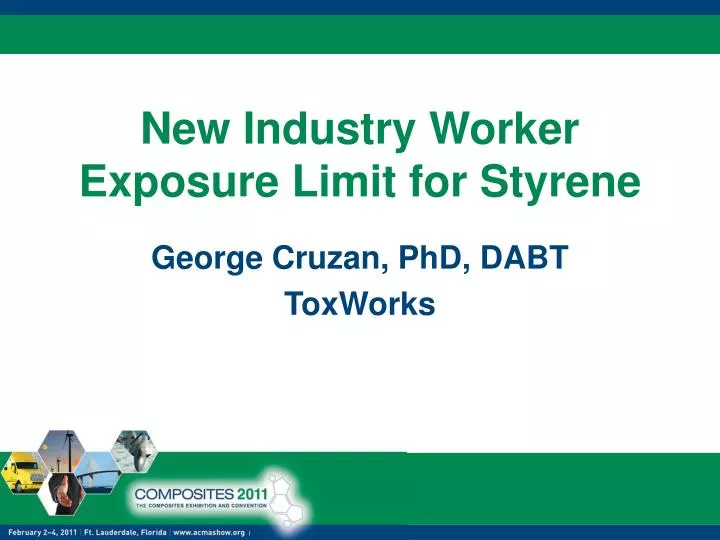 new industry worker exposure limit for styrene