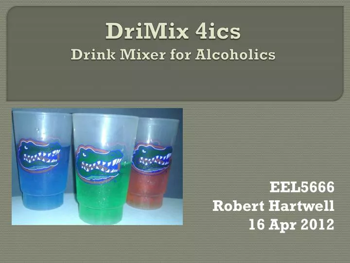 drimix 4ics drink mixer for alcoholics