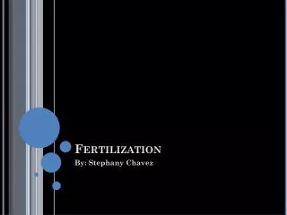 fertilization