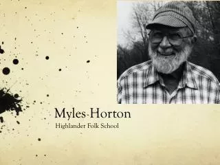 Myles Horton