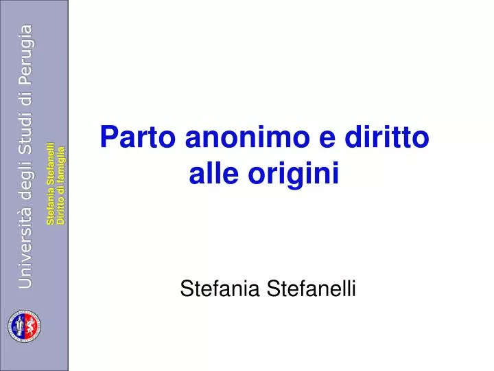 parto anonimo e diritto alle origini