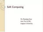 Soft Computing - slide 1