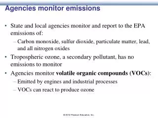 Agencies monitor emissions