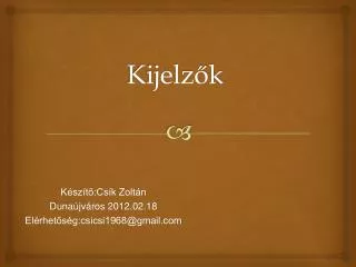 kijelz k