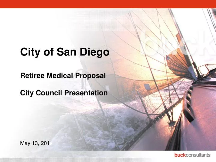 city of san diego retiree medical proposal city council presentation