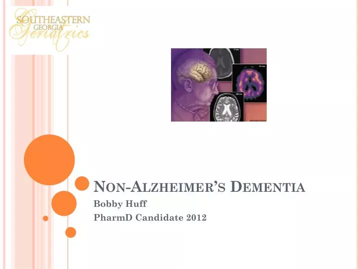 non alzheimer s dementia