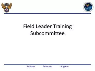 Field Leader Training Subcommittee