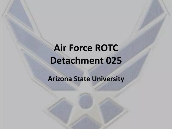 air force rotc detachment 025