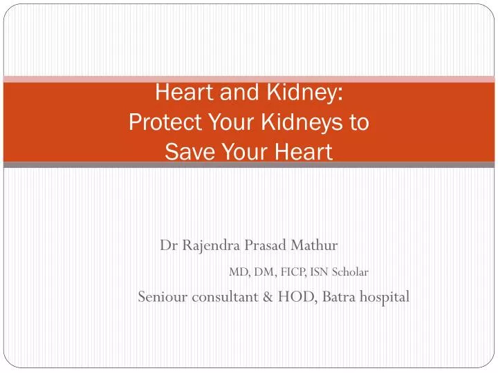 heart and kidney protect your kidneys to save your heart
