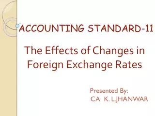 ACCOUNTING STANDARD-11