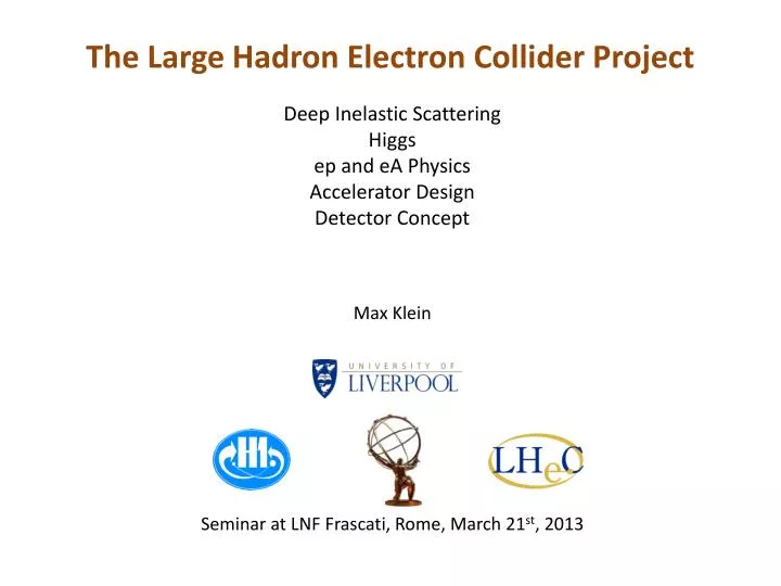 the large hadron electron collider project