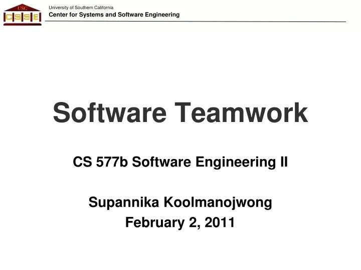 software teamwork