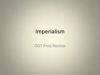 Imperialism