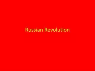 Russian Revolution